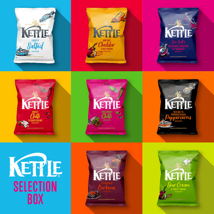 KETTLE Selection Box — 8 Sharing Bags